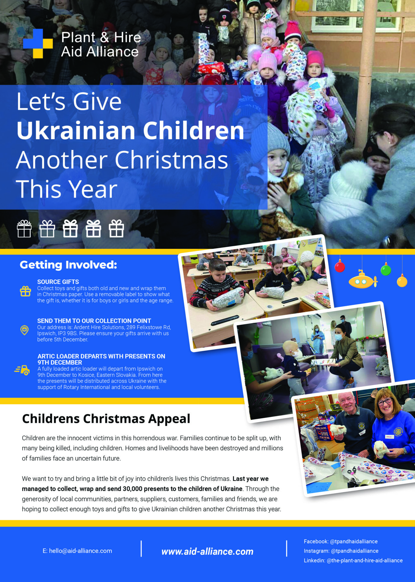 Ukraine Christmas Present Appeal