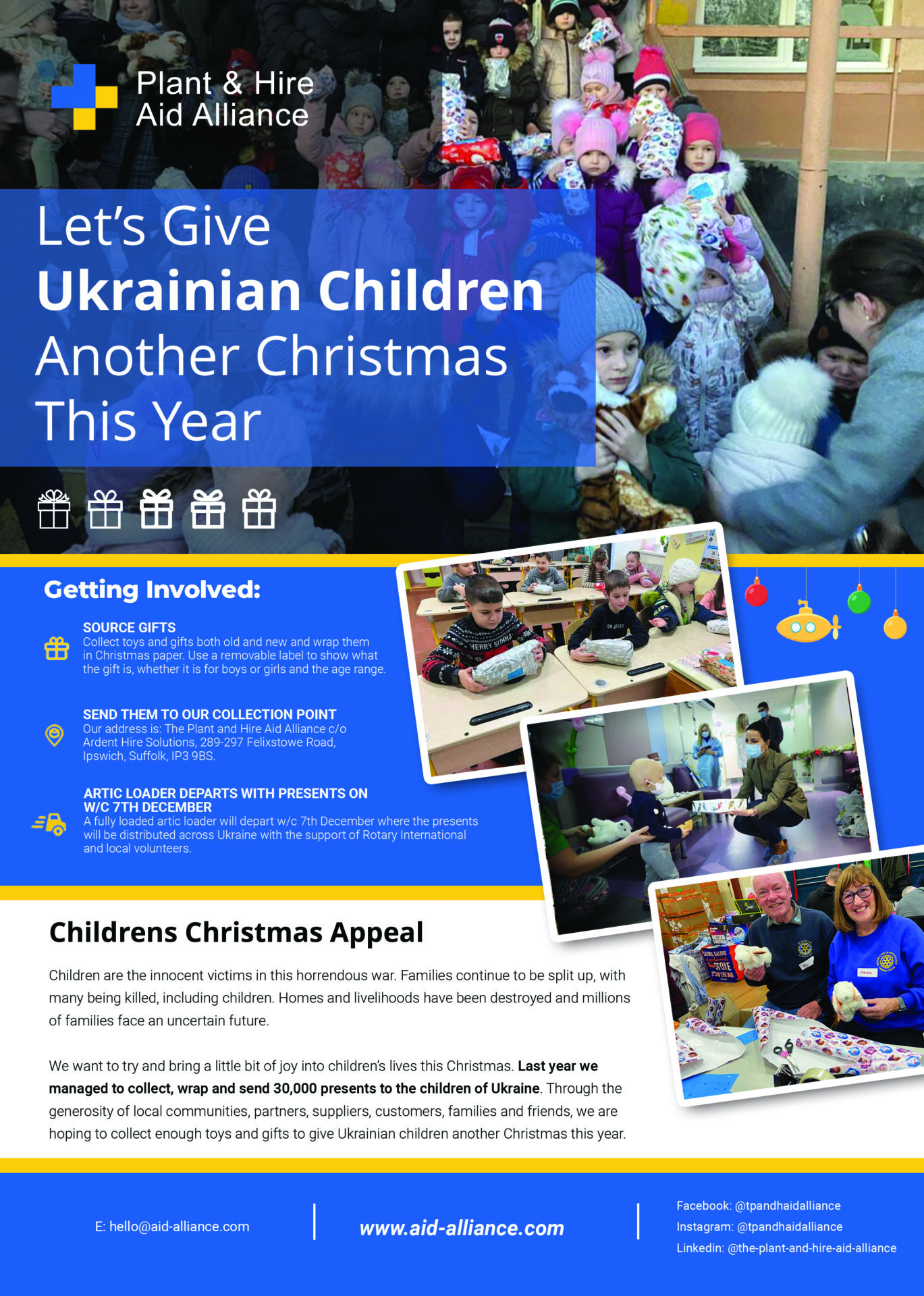 Aid Alliance Christmas Wrapathon
